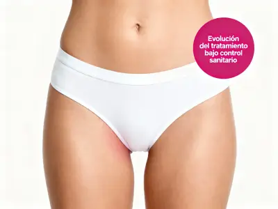 Zona íntima femenina como referencia al tratamiento de depilación láser de ingles y pubis.